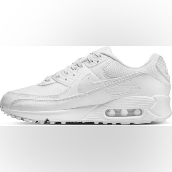 Nike Womens Air Max 90 Twist 'Triple White' | NEW/ NEW in Replacement Box!!🩶👟 - Picture 1 of 15